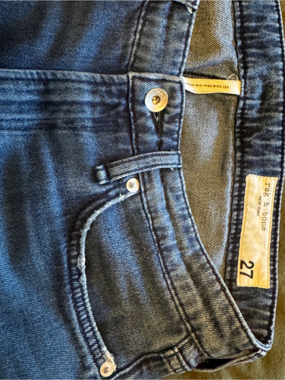 rag & bone Logan Featherweight Wide-Leg Jeans - Picture 5 of 7